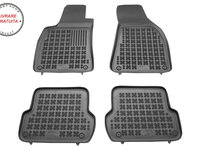 Covorase Presuri Auto Negru din Cauciuc compatibil cu SEAT Exeo 2008- Floor mat- livrare gratuita