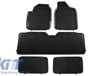 Covorase Presuri Auto Negru din Cauciuc compatibil cu Ford GALAXY I (1995-2006) Seat Alhambra I (1996-2010) VW Sharan I (1995-2010)