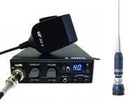 CRT S Mini Statie Radio CB + Sirio Turbo 2000 Antena CB Prindere PL