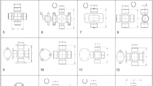 Cruce Cardan Diametru 30.2mm Lungime 80.1mm