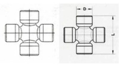 Cruce cardanica U176 - 22 x 67 -FORD Escort-G