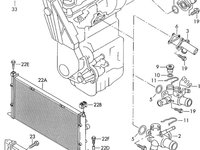 Cupla apa cu bujii incandescenteAudi A4 B7 (8E)Berlina 2007 1.9 TDI OEM 028121145B