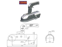 Cupla Remorca Rotunda 1300D