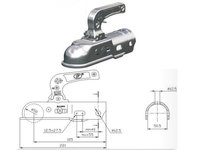 Cupla remorca rotunda Cod:BC2300C