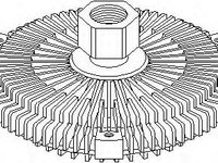 Cupla, ventilator radiator BMW 7 limuzina (E38), BMW 5 limuzina (E39), BMW 5 Touring (E39) - TOPRAN 500 864