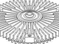 Cupla ventilator radiator / Vascocuplaj MERCEDES-BENZ SPRINTER 4-t caroserie 904 TOPRAN 400 609