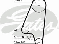 Curea de distributie 5310XS GATES pentru Opel Corsa Opel Kadett Opel Vectra Opel Vita Daewoo Cielo Daewoo Nexia