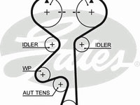 Curea de distributie 5408XS GATES pentru Opel Omega Opel Vectra Opel Calibra Chevrolet Lacetti Daewoo Nubira Daewoo Leganza Daewoo Rezzo Daewoo Tacuma Daewoo Evanda Daewoo Lacetti Chevrolet Nubira Chevrolet Optra Chevrolet Rezzo Chevrolet Tacuma Chev