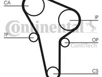 Curea de distributie AUDI 90 (81, 85, B2) (1984 - 1987) CONTITECH CT513