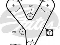 Curea de distributie CHRYSLER VOYAGER III GS GATES 5228XS