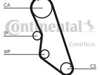 Curea de distributie CITROËN XM (Y3) (1989 - 1994) CONTITECH CT754