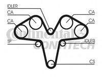 Curea de distributie CT1119 CONTINENTAL CTAM pentru Alfa romeo Gtv Alfa romeo 156 Alfa romeo 166 Alfa romeo Spider Alfa romeo 147 Alfa romeo Gt