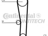 Curea de distributie DAIHATSU MOVE (L6, L9), DAIHATSU STORIA (M1), DAIHATSU MIRA VI (L7_) - CONTITECH CT1072