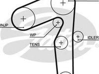 Curea de distributie FIAT MAREA Weekend 185 GATES 5500XS