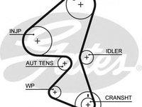 Curea de distributie FORD FOCUS II combi DA GATES 5598XS