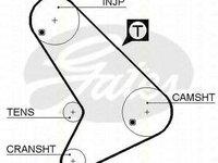 Curea de distributie FORD TRANSIT bus E TRISCAN 86455064