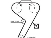 Curea de distributie GATES 5298