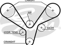 Curea de distributie HYUNDAI SANTA FÉ II CM GATES 5636XS