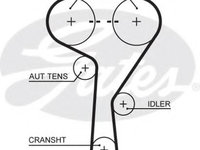 Curea de distributie OPEL ASTRA G Hatchback (F48, F08) (1998 - 2009) GATES 5603XS piesa NOUA