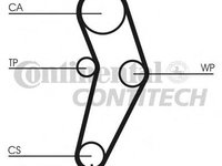 Curea de distributie RENAULT EXTRA caroserie (F40_, G40_), RENAULT CLIO (B/C57_, 5/357_), RENAULT 19 (B/C53_) - CONTITECH CT709