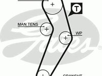 Curea de distributie RENAULT MEGANE I (BA0/1_), RENAULT MEGANE I Classic (LA0/1_), RENAULT MEGANE Scenic (JA0/1_) - GATES 5473XS