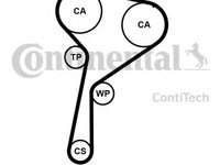 Curea de distributie RENAULT MEGANE III hatchback (BZ0_) (2008 - 2016) CONTITECH CT1184