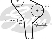 Curea de distributie SEAT AROSA (6H) (1997 - 2004) GATES 5564XS piesa NOUA