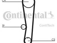 Curea de distributie SUZUKI X-90 (EL) (1995 - 1997) CONTITECH CT757