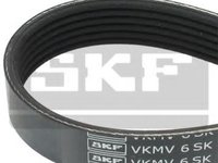 Curea transmisie cu caneluri AUDI A3 (8P1), VW CADDY III caroserie (2KA, 2KH, 2CA, 2CH), VW CADDY III combi (2KB, 2KJ, 2CB, 2CJ) - SKF VKMV 6SK842