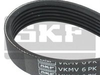 Curea transmisie cu caneluri AUDI A4 (8K2, B8) - OEM - SKF: VKMV6PK2498|VKMV 6PK2498 - Cod intern: W02131846 - LIVRARE DIN STOC in 24 ore!!!