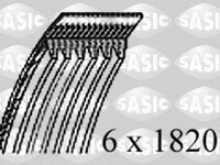 Curea transmisie cu caneluri FORD GRANADA I (GAE, GGE), FORD GRANADA Mk III limuzina (GGE), FORD SIERRA hatchback (GBC, GBG) - SASIC 1774051