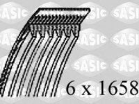 Curea transmisie cu caneluri PEUGEOT 806 (221), Citroen XANTIA (X1), Citroen ZX (N2) - SASIC 1770112