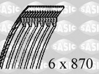 Curea transmisie cu caneluri RENAULT 19 (B/C53_), RENAULT 19 Mk II (B/C53_), RENAULT 21 combi (K48_) - SASIC 1770068