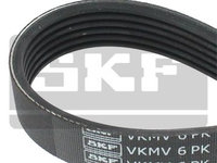 Curea transmisie cu caneluri VKMV 6PK1067 SKF pentru CitroEn Zx Peugeot 405 Peugeot 306 Peugeot 806 Fiat Ulysse CitroEn Evasion CitroEn Synergie Peugeot 406 CitroEn Xsara Peugeot Expert