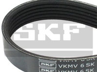 Curea transmisie cu caneluri VKMV 6SK1019 SKF pentru Ford C-max Ford Grand Ford Focus Ford Fiesta Ford Ikon Ford Fusion Mazda 2 Mazda Demio Ford B-max