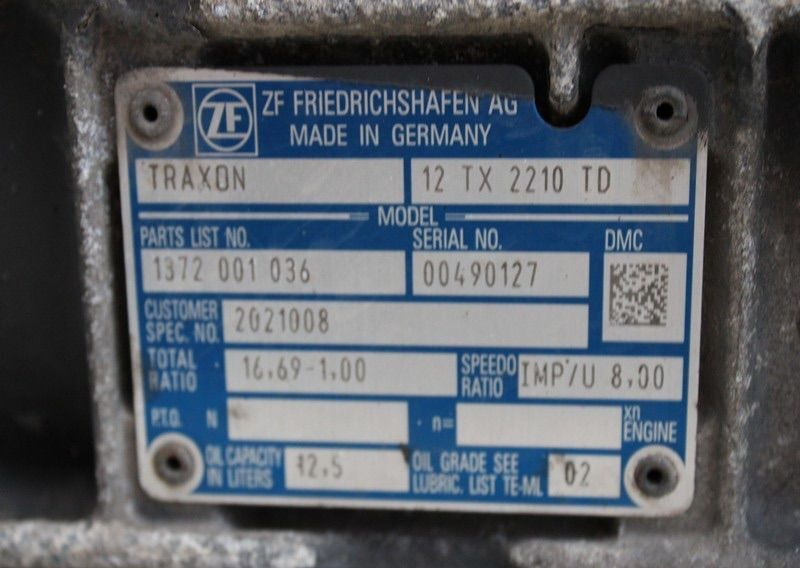 CUTIE DE VITEZE DAF TRAXON AUTOMATA 12 T