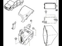 Cutie sigurante motor DACIA Logdan 1.4/1.5 / 1.5 dCi/ 1.6/ 1.6 16V