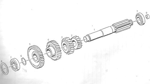 Cutie viteza TAF echipare motor Perkins