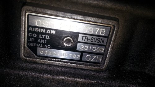 Cutie Viteza Volkswagen Touareg 2.5 sau 5.0 tip GZH HAN GTK HAO