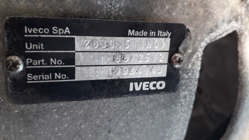CUTIE VITEZE (DE PIESE) IVECO DAILY 2.3J