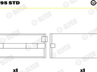 Cuzineti arbore cotit ALFA ROMEO 147 937 Producator GLYCO 72-3995 STD