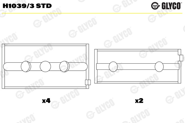 Cuzineti, arbore cotit GLYCO H1039/3 STD