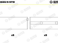 Cuzineti, arbore cotit GLYCO H1080/5 STD