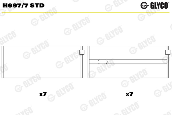 Cuzineti arbore cotit Glyco SSANGYONG MUSSO (FJ) 1