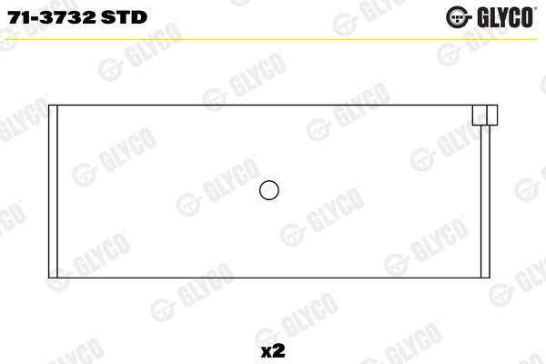 Cuzineti biela Glyco 71-3732 STD