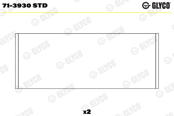 Cuzineti biela Glyco 71-3930 STD