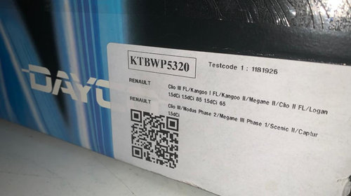 DAYCO KTBWP5320 Pompă apă + kit distribuți