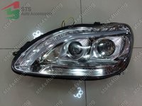 DAYLINE FARURI CU LED SEMNALIZARE MERCEDES S-CLASS W220 1998-2006 CU LUPA