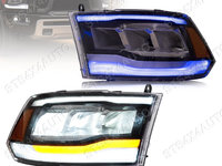 DAYLINE FARURI LED CU DYNAMIC SEMNALIZARE DODGE RAM 1500/2500/3500 2009-2018 SI RAM 1500 CLASSIC 2019-2021[V1]