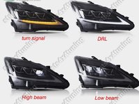 DAYLINE LED FARURI CU SEQUENTIAL SEMNALIZARE LEXUS XE20 IS250/IS350 2006-2013 BK [V4]